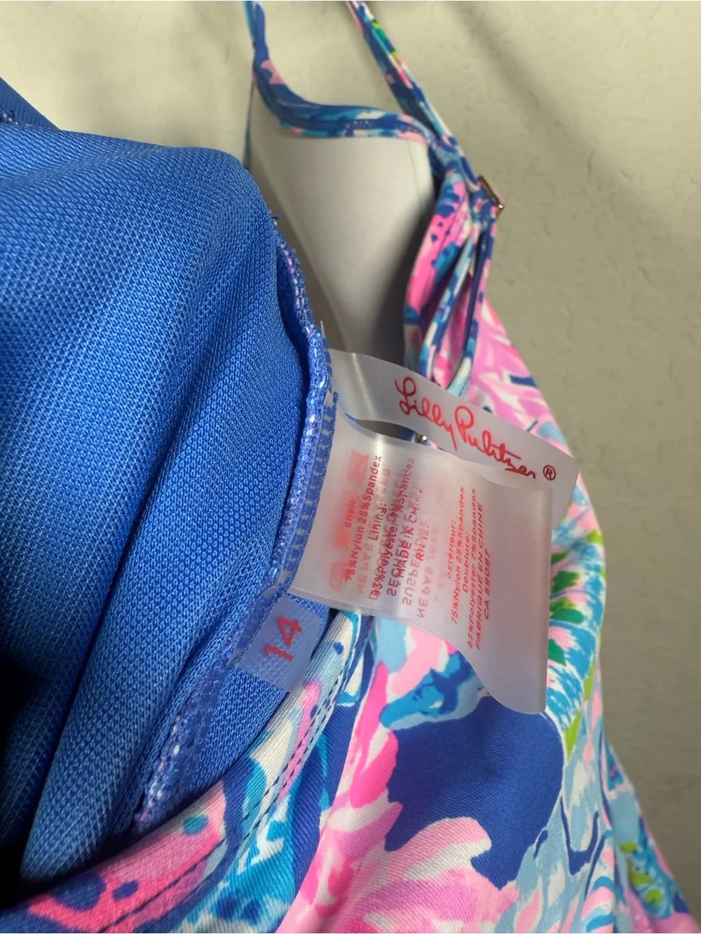 Lilly Pulitzer Palma One Piece Swimsuit Size 14